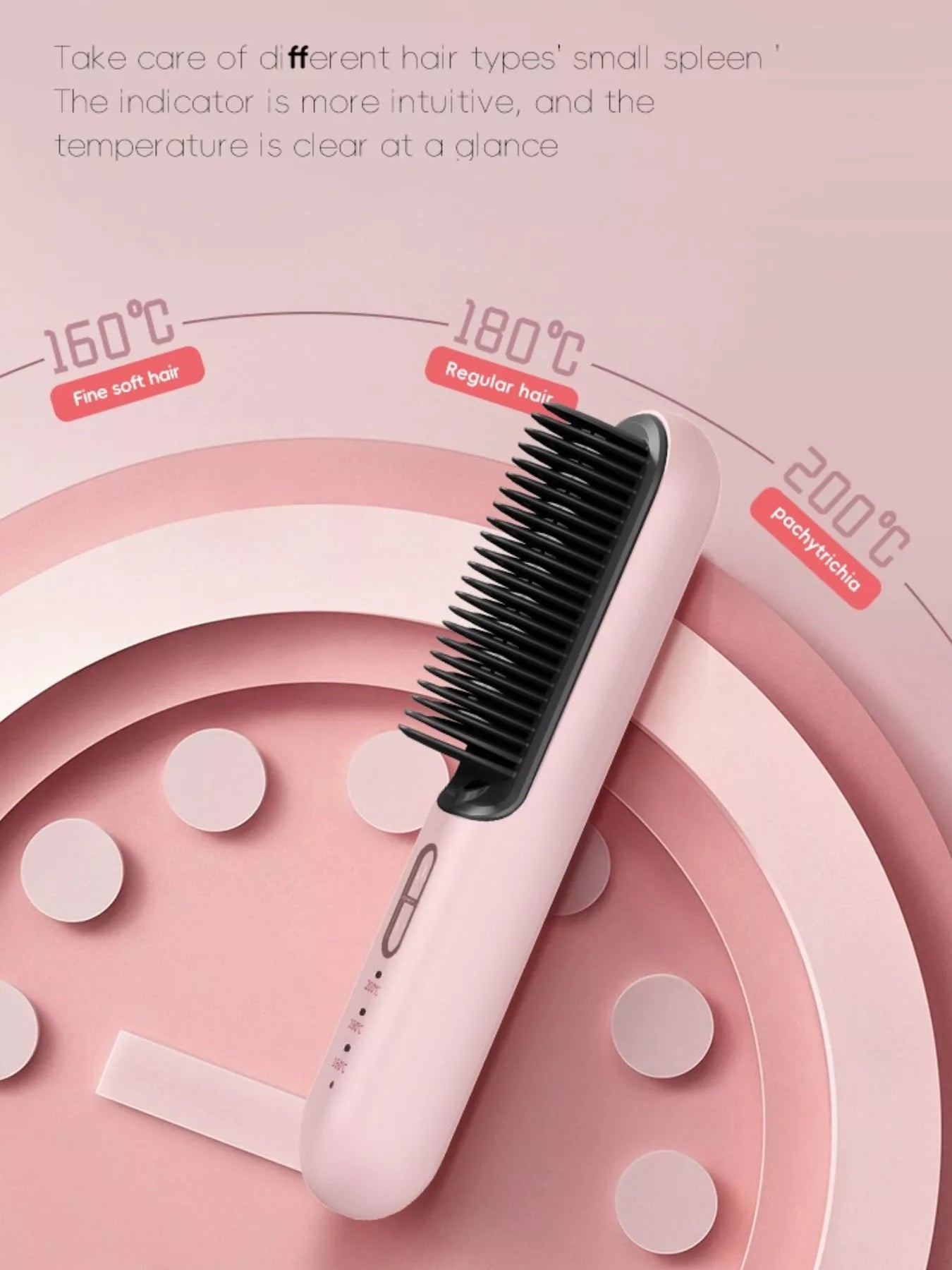 Fast Heating Hair Straightening Comb New Era Fashion LLc