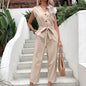 Women's High-Waist Cropped Strap Jumpsuit – 7 Colors S–XL FitiqueFit