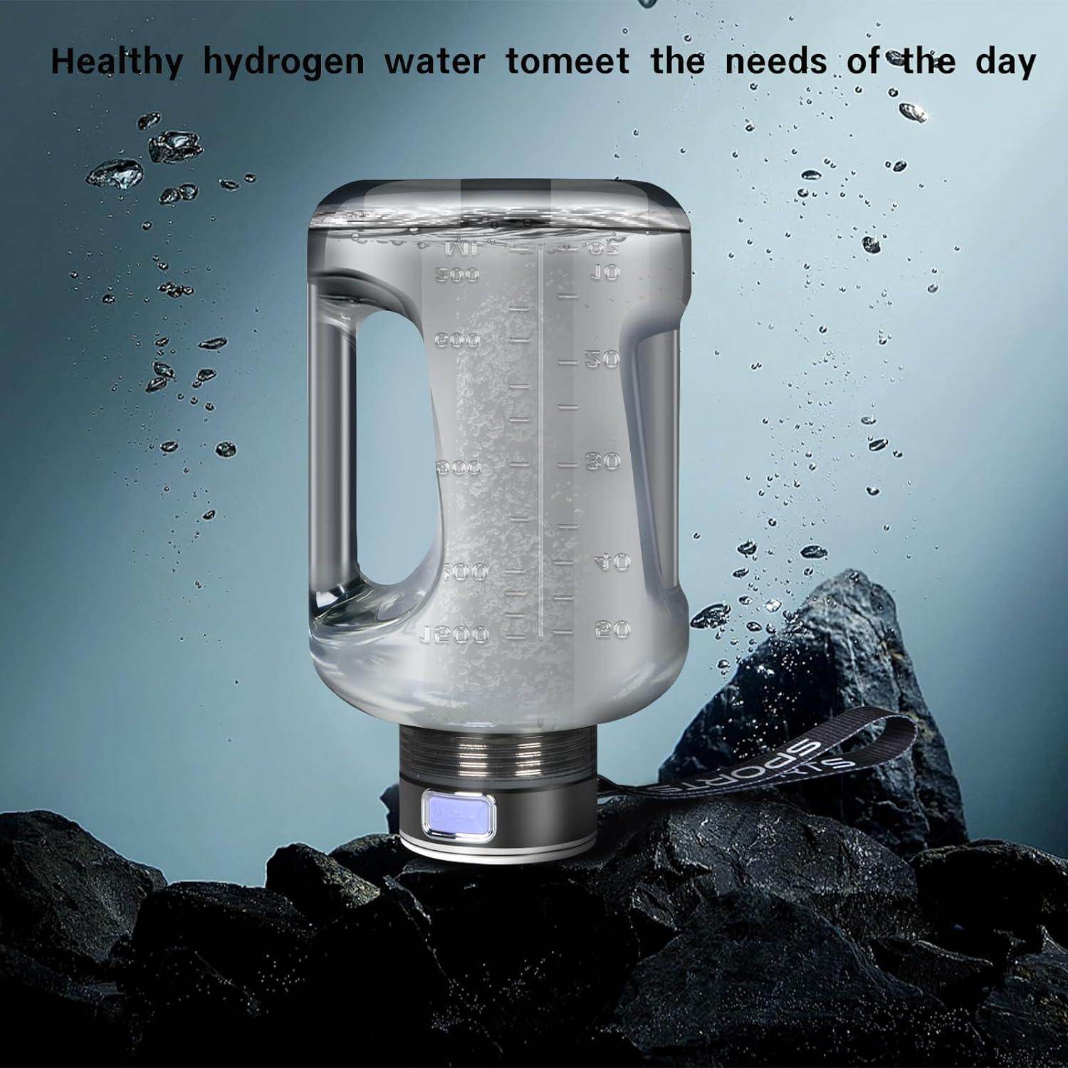 Portable Hydrogen Water Bottle 1.5L Rich Molecular SmartPursue™