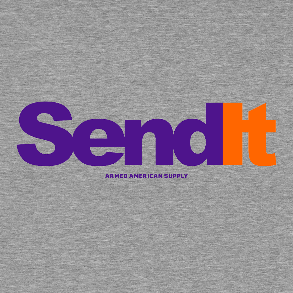 Send It - Safety Yellow T-Shirt Armed American Supply