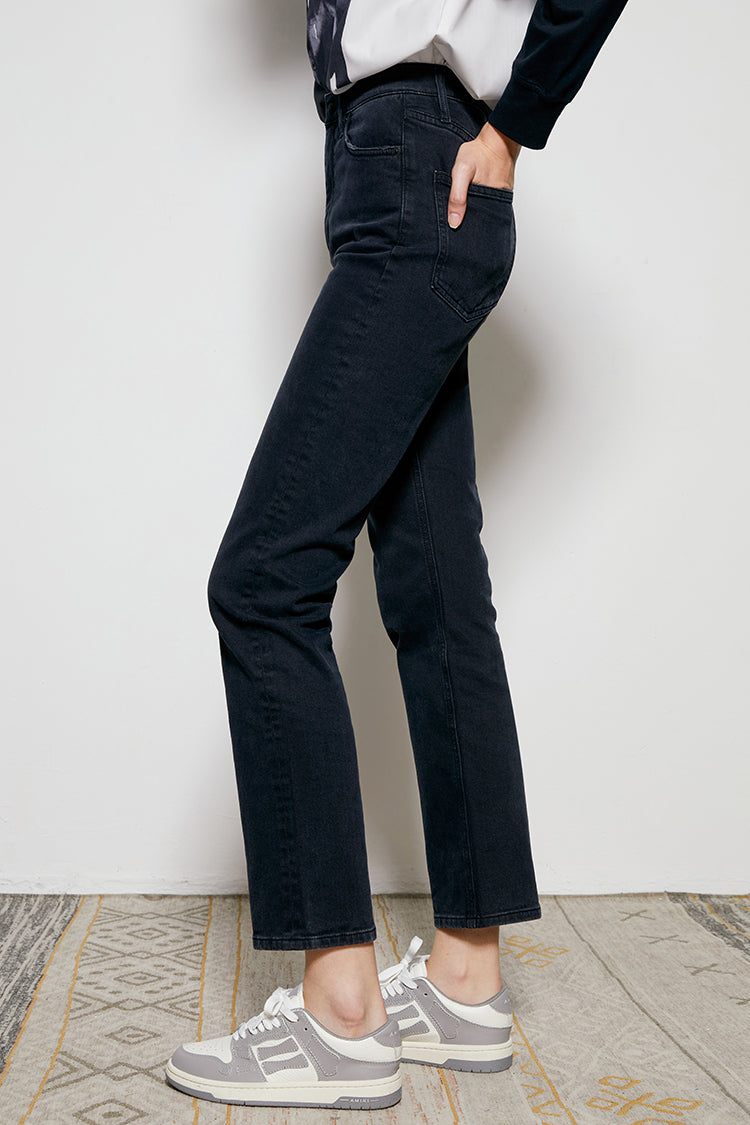 Activity Grrrl High Rise Kick Crop Jeans HJ017 Hey Joanie