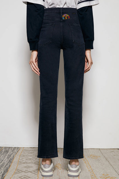 Activity Grrrl High Rise Kick Crop Jeans HJ017 Hey Joanie