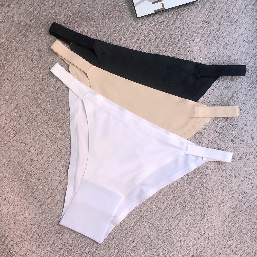 5pcs Women's Low-Rise Bikini Underwear - Solid Color Full Coverage Triangle Briefs with Low-Rider Waistband, Non-Sheer Sexy Panties for Gym, Yoga, Casual Attire (Multicolor Pack) NovaCart