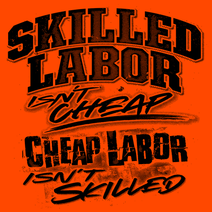 Skilled Labor - Long Sleeve Hi-Vis T-Shirt Armed American Supply