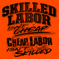Skilled Labor - Long Sleeve Hi-Vis T-Shirt Armed American Supply