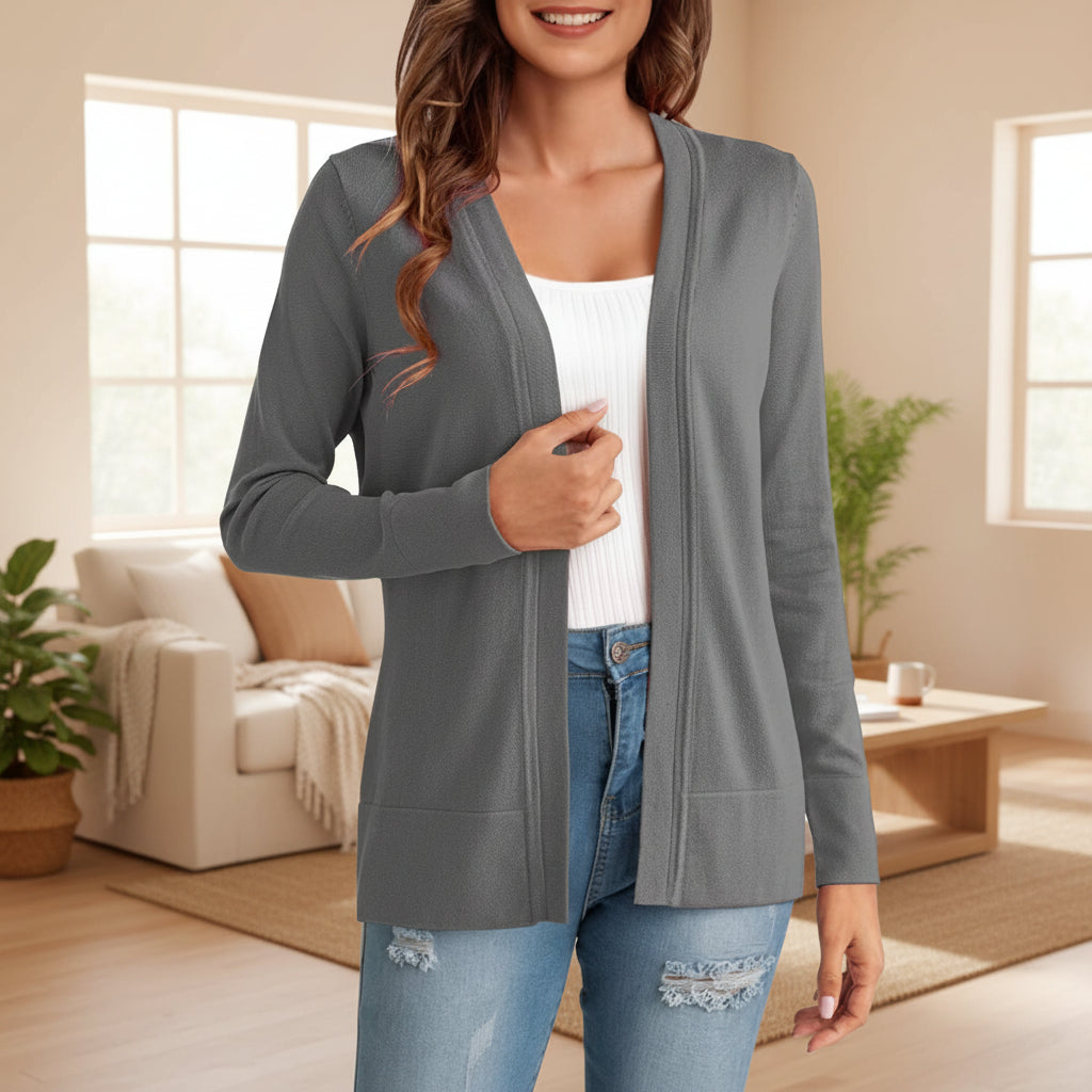 Women's Knitted Loose Cardigan Coat – 4 Colors S–XXL FitiqueFit