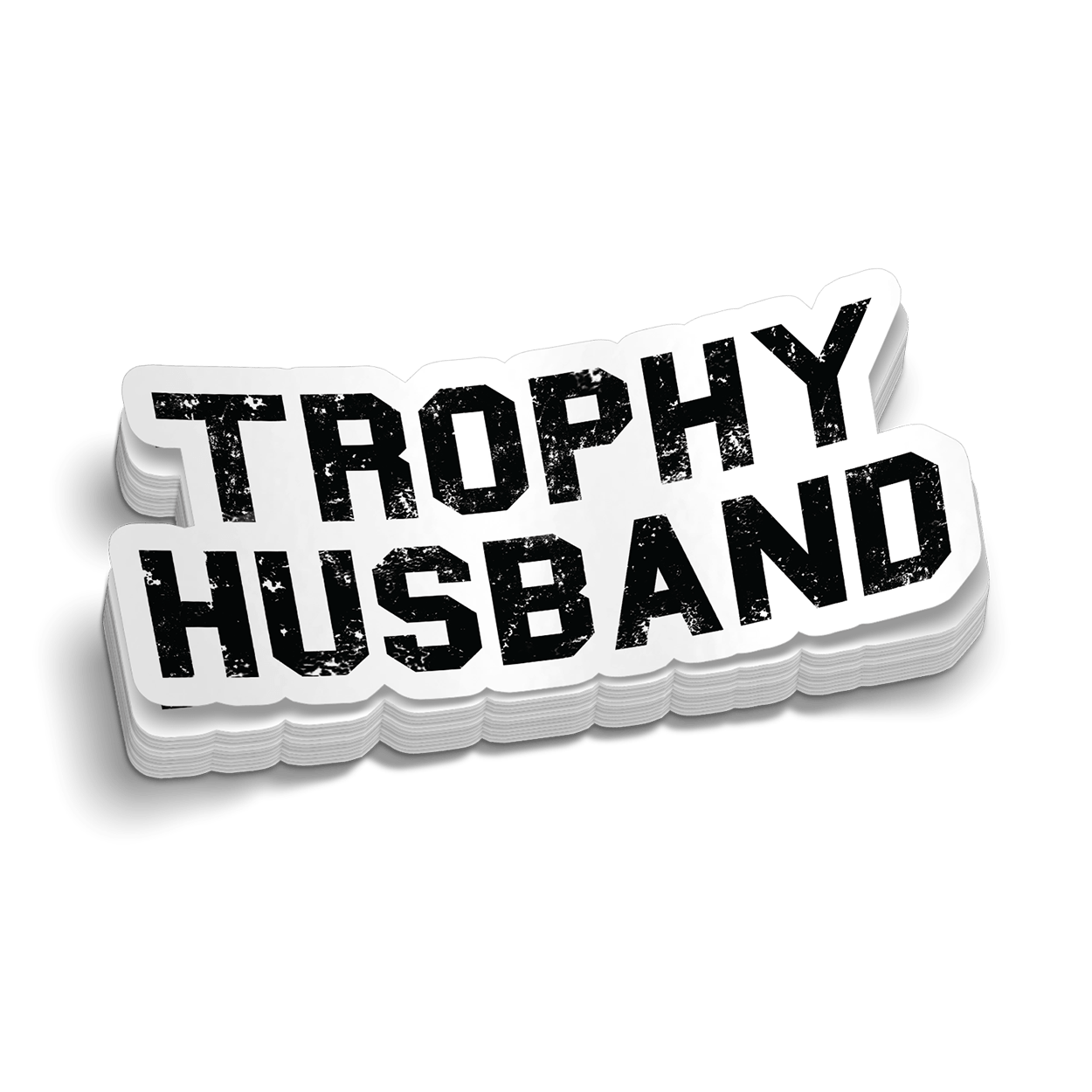 Trophy Husband Hard Hat Decal Armed American Supply
