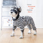 Striped Onesie Pajamas for Pet Dogs NovaCart
