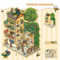 Landscape stickers large 3D stereoscopic scene collage miniature scene ledger stickers DIY stickers