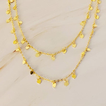 Mini Hearts All Around Long Necklace Shop Style & More | Fresh Looks, Everyday Deals & Free Shipping