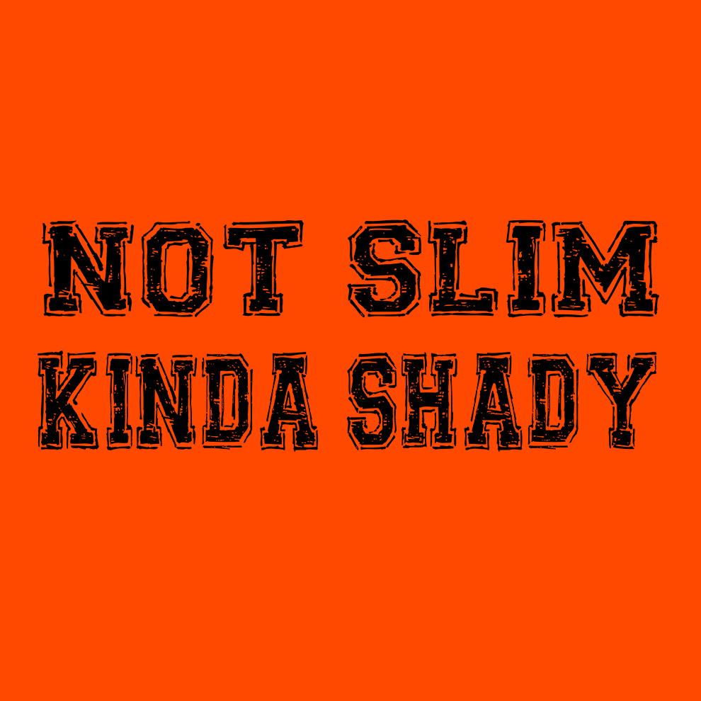 Slim Shady - Safety Yellow T-Shirt Armed American Supply