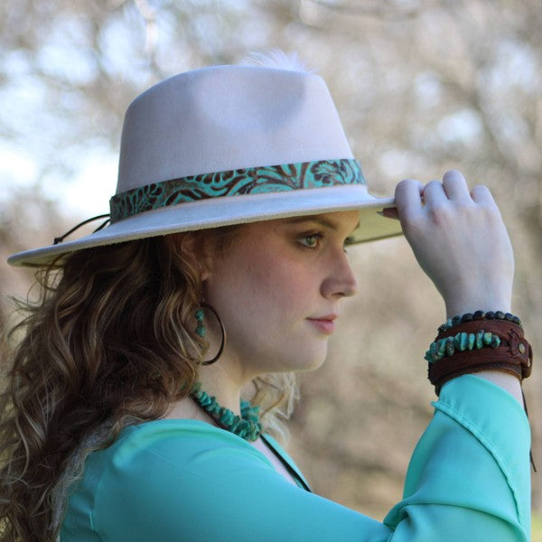 Leather Cuff with Large Natural Turquoise Chunks Shop Style & More | Fresh Looks, Everyday Deals & Free Shipping
