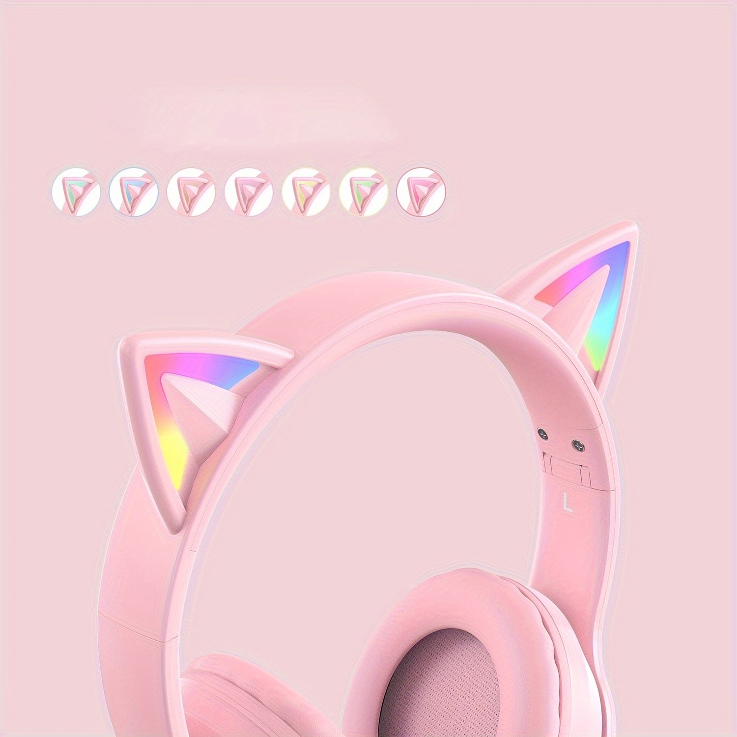 [Cat Ear Design] ONIKUMA Cute Gaming Headset | Bluetooth, Noise Cancelling, High-Quality Sound, Cat Ears NovaCart