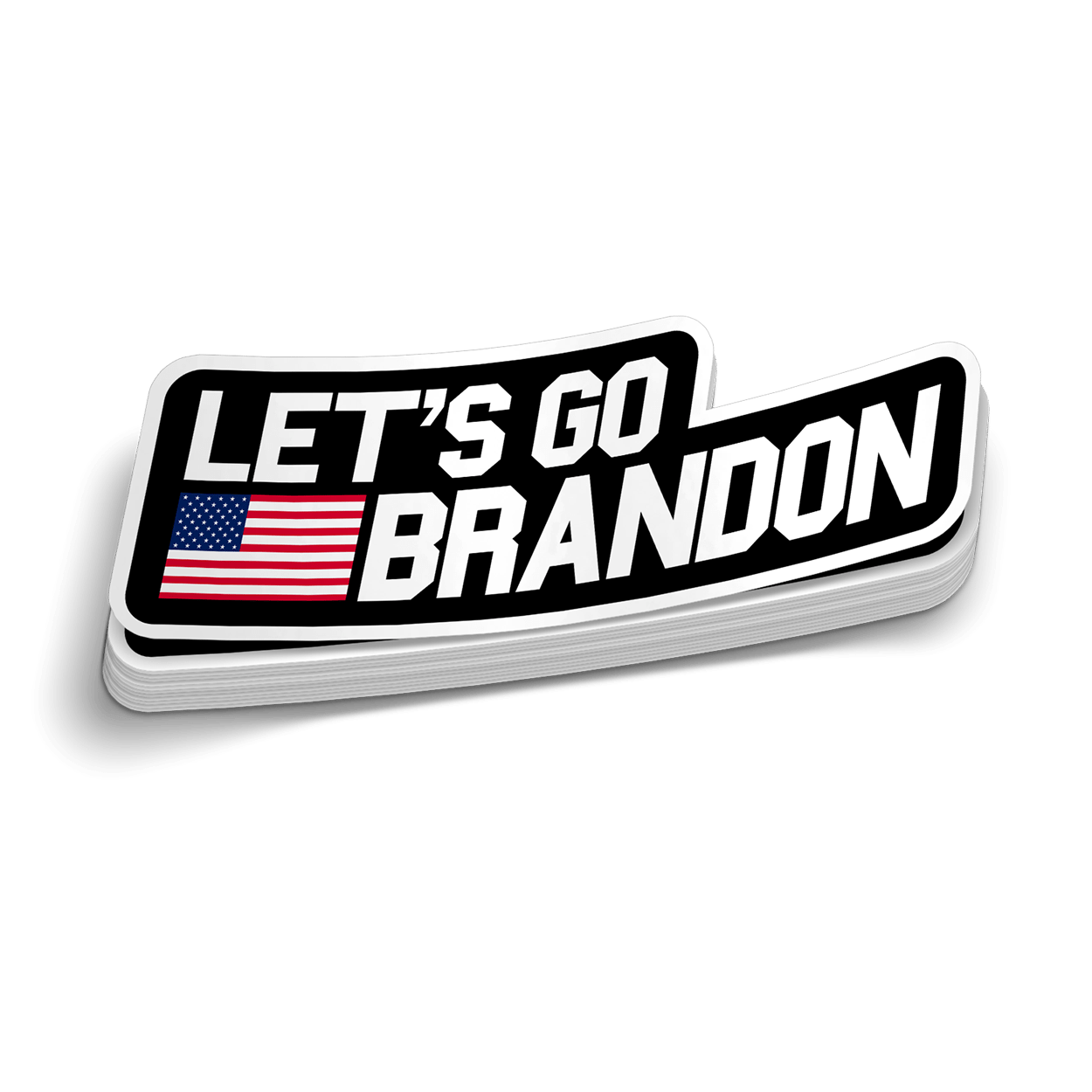 Lets Go Brandon Decal Armed American Supply