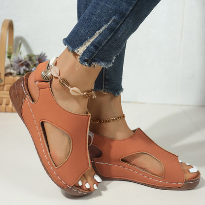 Women's Casual Velcro Strap Sandals FitiqueFit