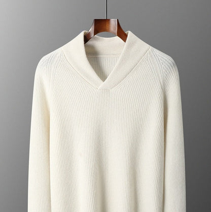 Men's Knitted Bottoming Shirt Pullover Long Sleeve Sweater Loose Casual Grayceful LLC