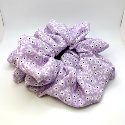 Purple Flower Summer Scrunchie Enchanted Scrunch