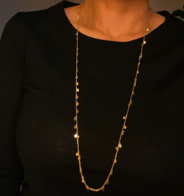 Mini Hearts All Around Long Necklace Shop Style & More | Fresh Looks, Everyday Deals & Free Shipping