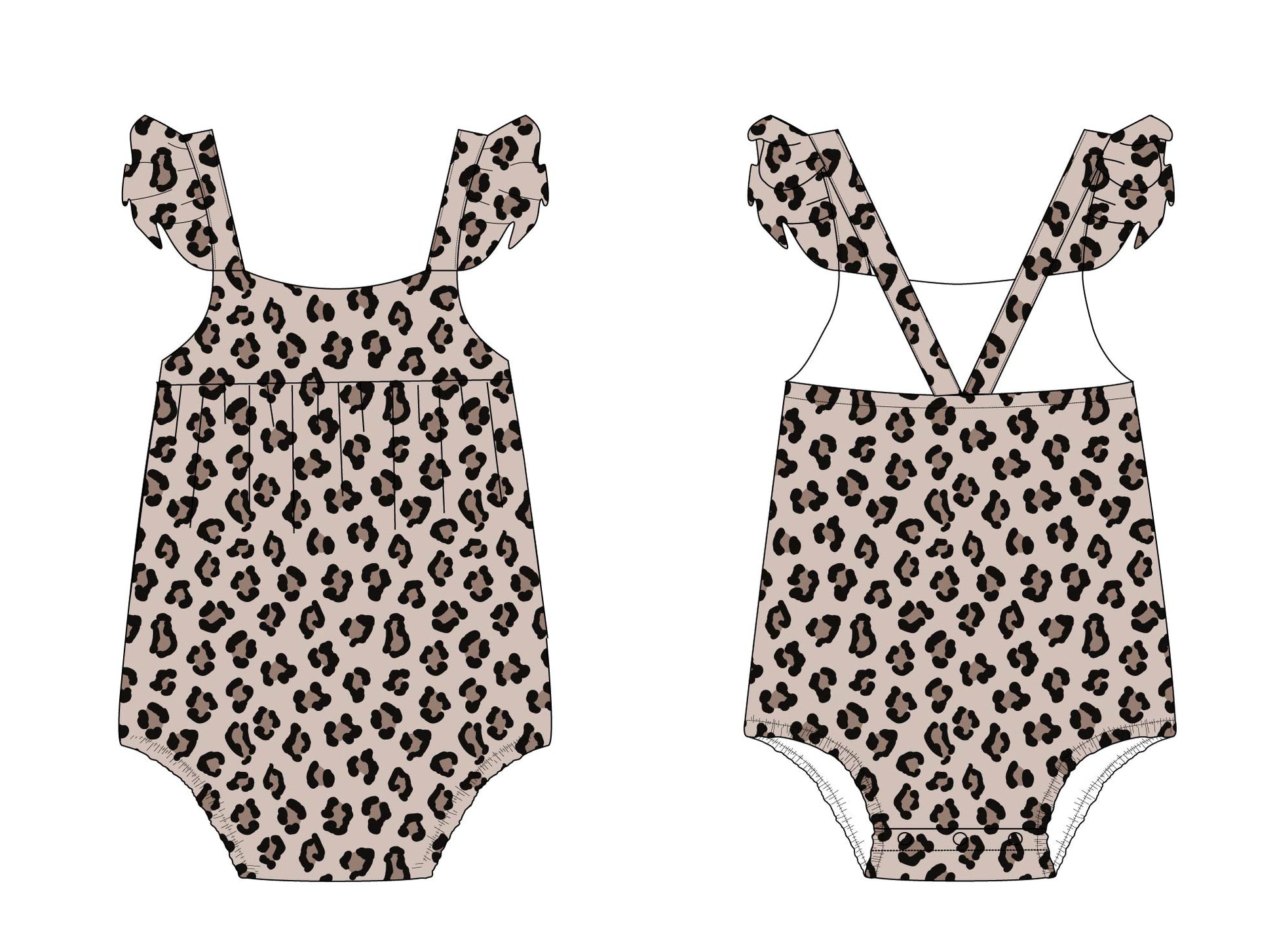 WILD - Bubble Romper Blush Lotus