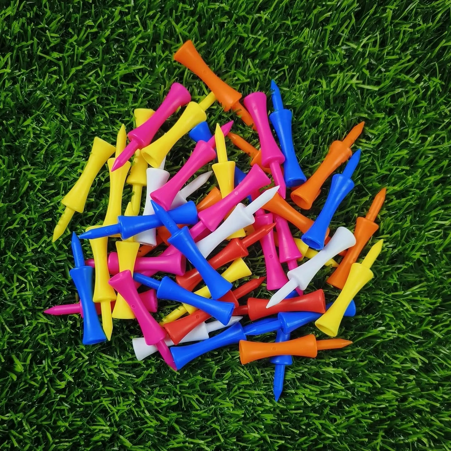 50Pcs Professional 59Mm Golf Tee Golf Supplies New Golf Practice Products Golf Accessories Golf Limit Nail Plastic Ball Holder