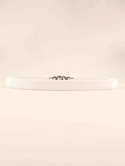 ElegantStyle Zinc Alloy Buckle Elastic PU Belt – Versatile and Stylish Accessory See size chart under “more details” The Fashion Celestial