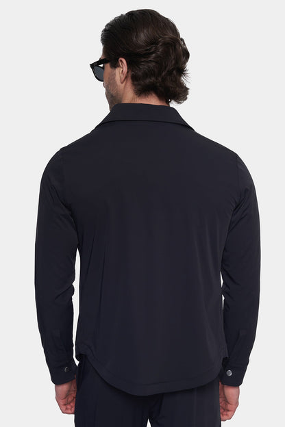 The Luxe Jacket (NAVY) Bright Moons