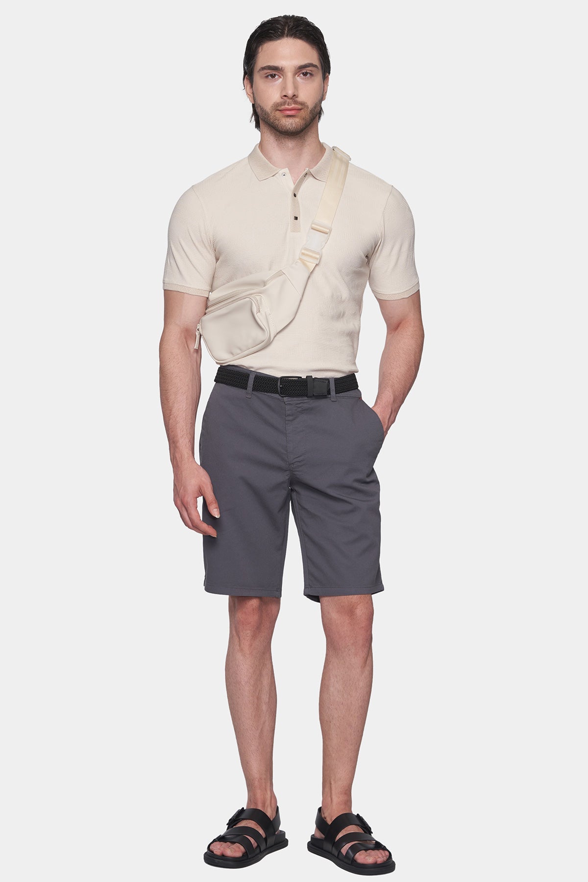 The Summer Short (Dark Grey) Bright Moons