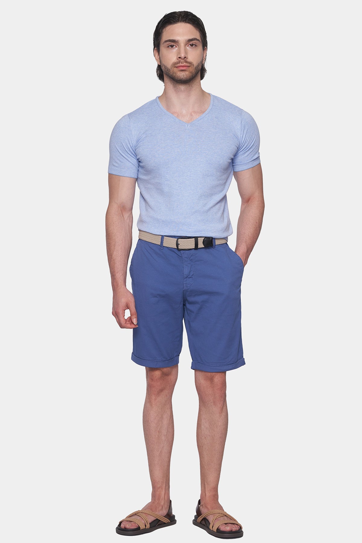 The Summer Short(Oily Blue) Bright Moons