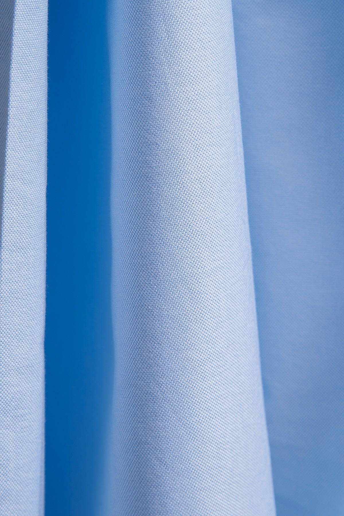 Premium Cotton Dress Shirt (Sky) Bright Moons