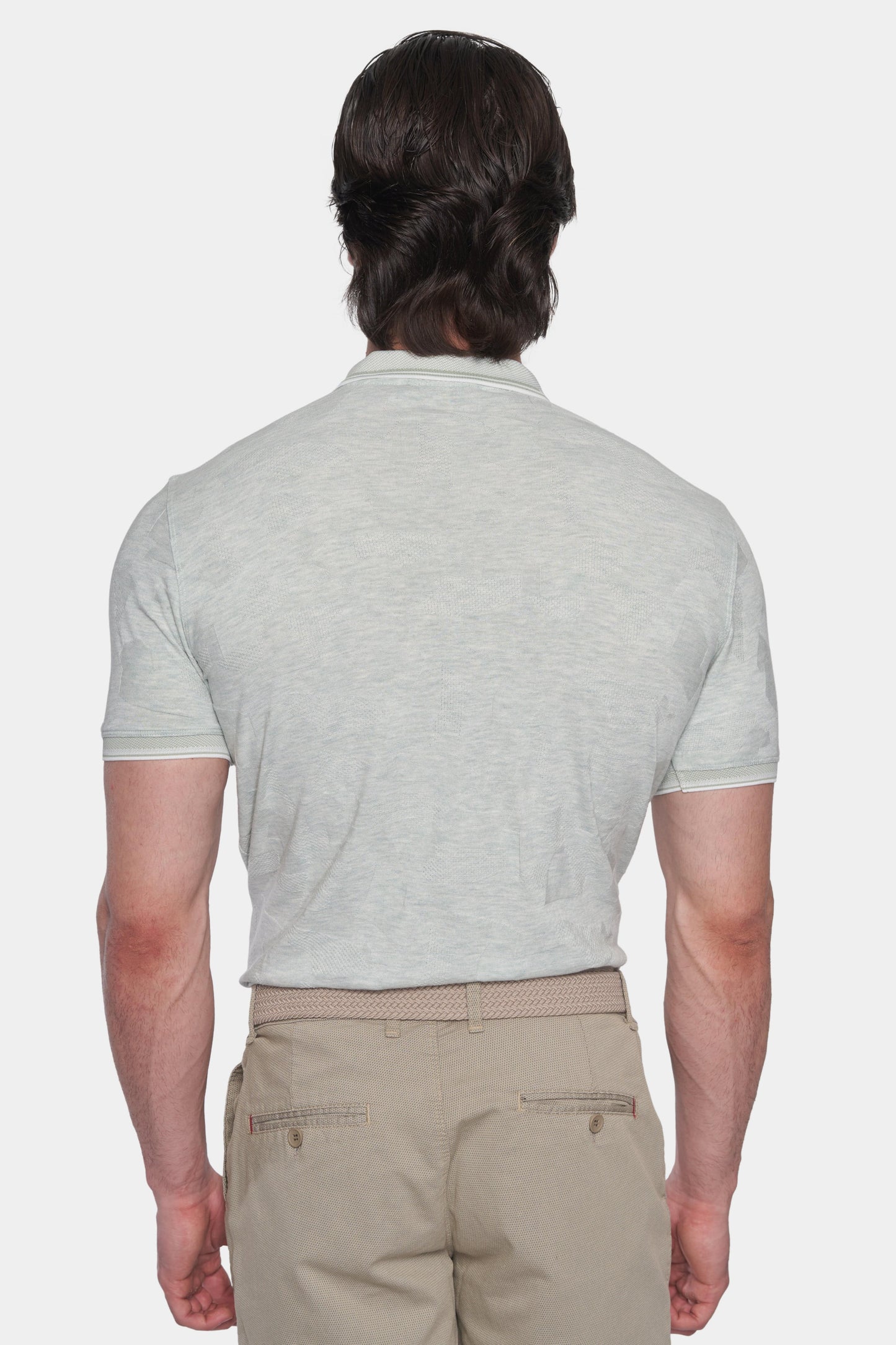 The Mercerized Cotton Polo (Eucalyptus) Bright Moons