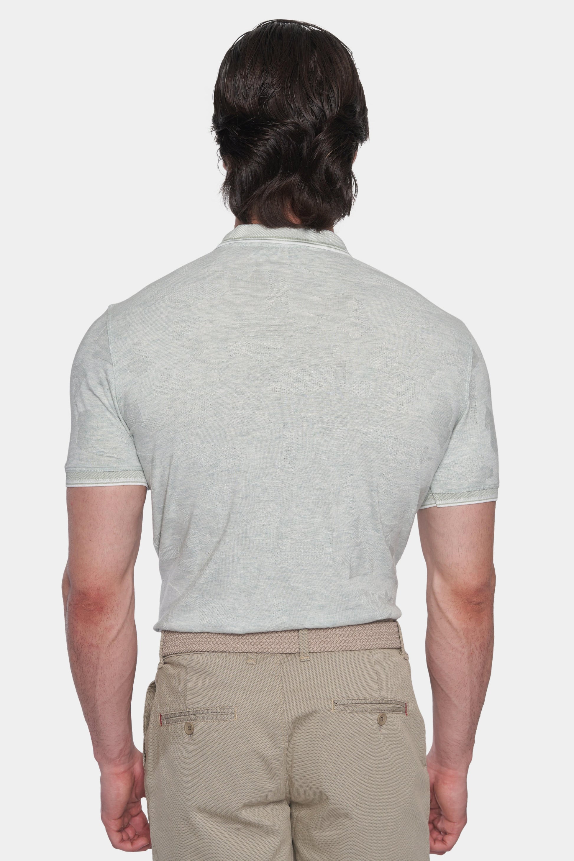 The Mercerized Cotton Polo (Eucalyptus) Bright Moons
