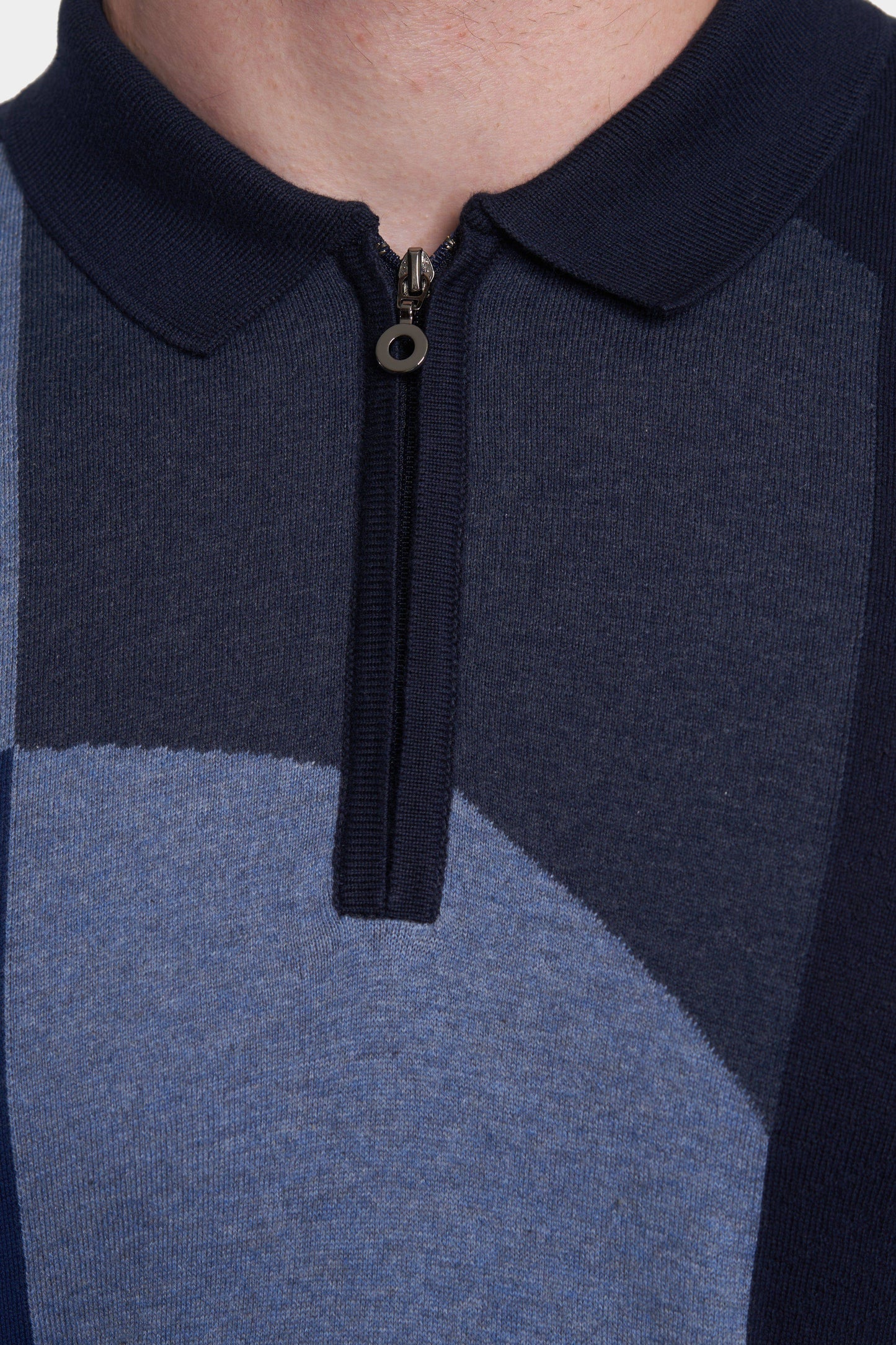 The MerceriZed Cotton Polo (Navy) Bright Moons