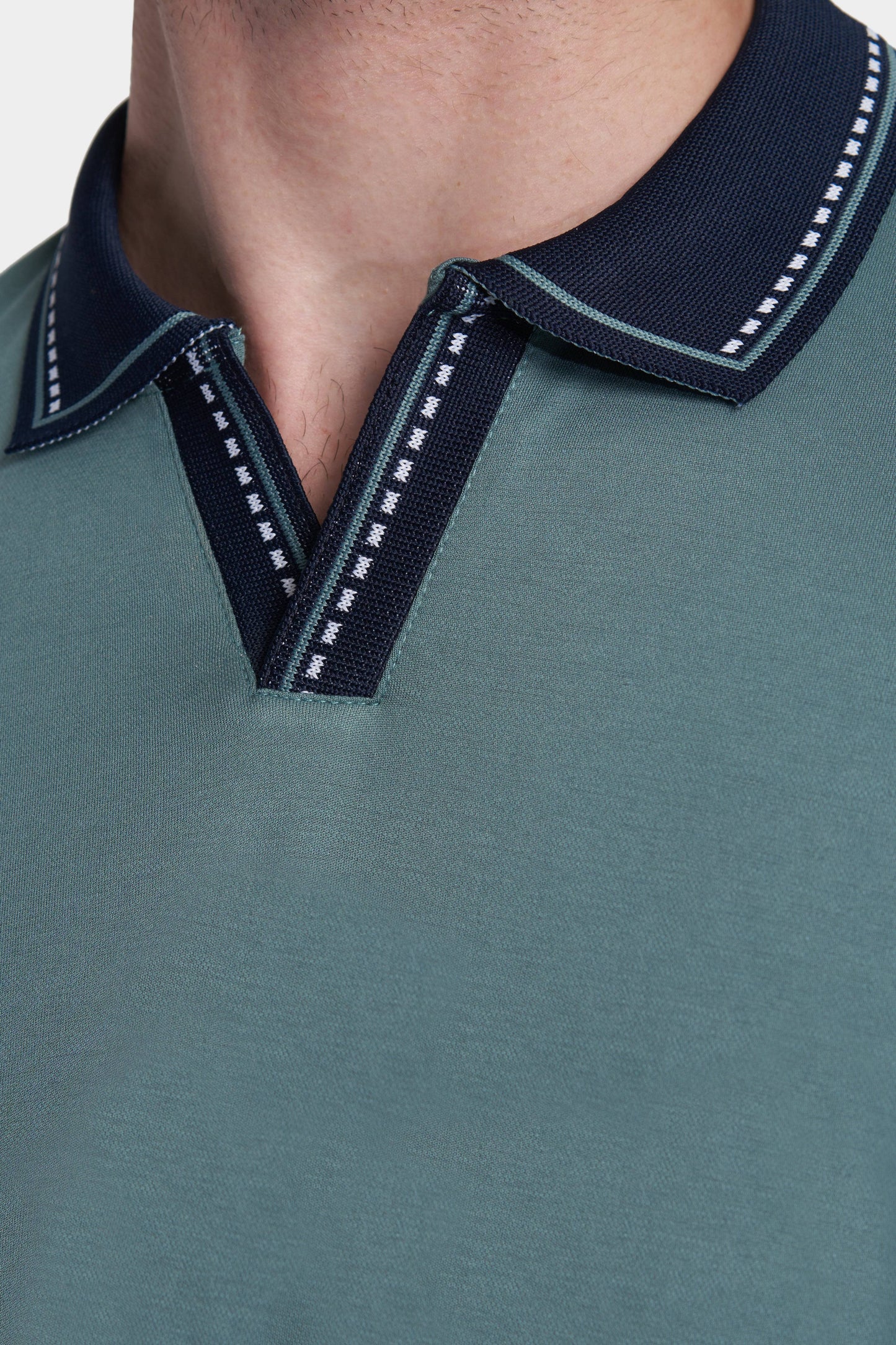The Mercerized Cotton Open Polo (Racing Green) Bright Moons