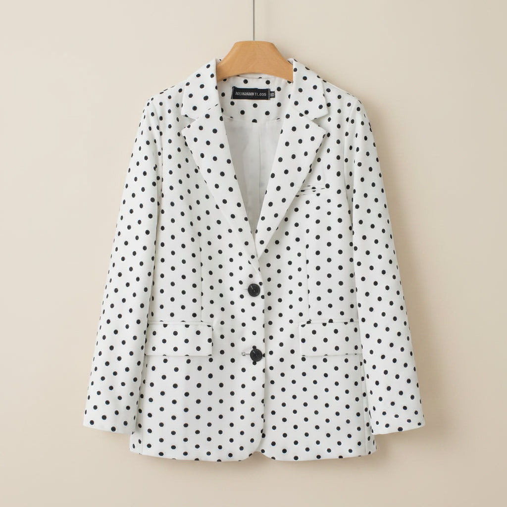 Women's Casual Chic Plaid Coat – Long Sleeve Pocket Jacket FitiqueFit