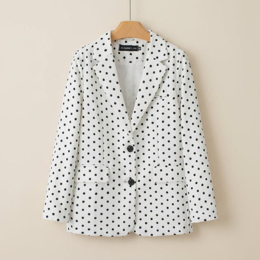 Women's Casual Chic Plaid Coat – Long Sleeve Pocket Jacket FitiqueFit