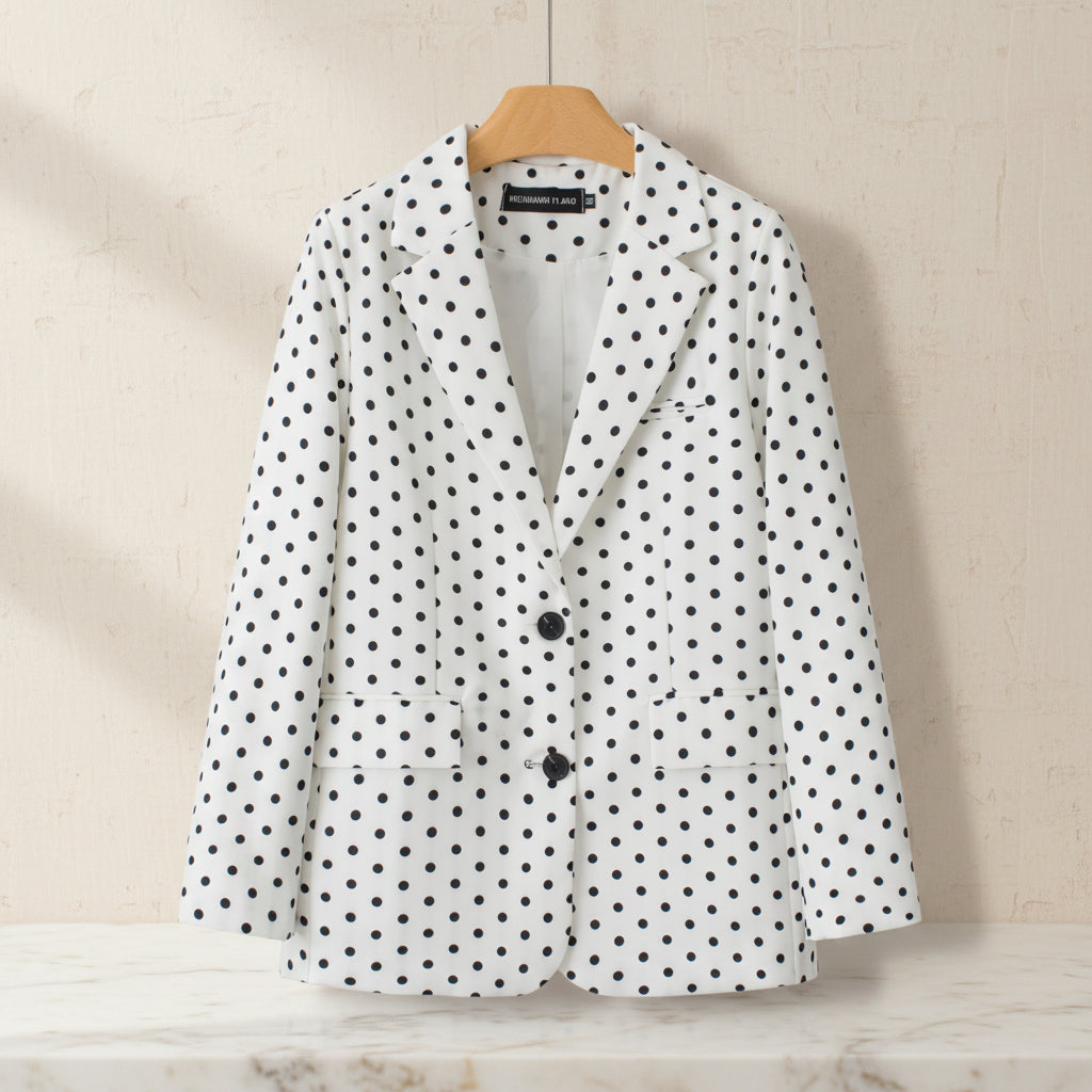Women's Casual Chic Plaid Coat – Long Sleeve Pocket Jacket FitiqueFit