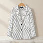 Women's Casual Chic Plaid Coat – Long Sleeve Pocket Jacket FitiqueFit