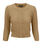 3/4 Sleeve Cute Pattern Cropped Cardigan Sweater Shop Style & More | Fresh Looks, Everyday Deals & Free Shipping