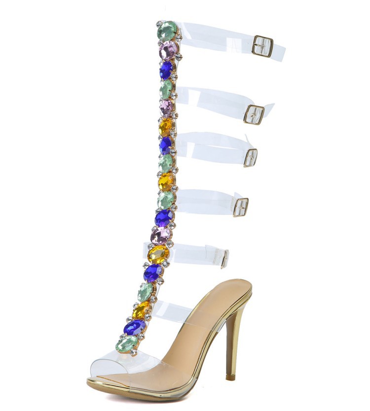 Women's Colorful Gemstone Sandals Noble See size chart under “more details” The Fashion Celestial