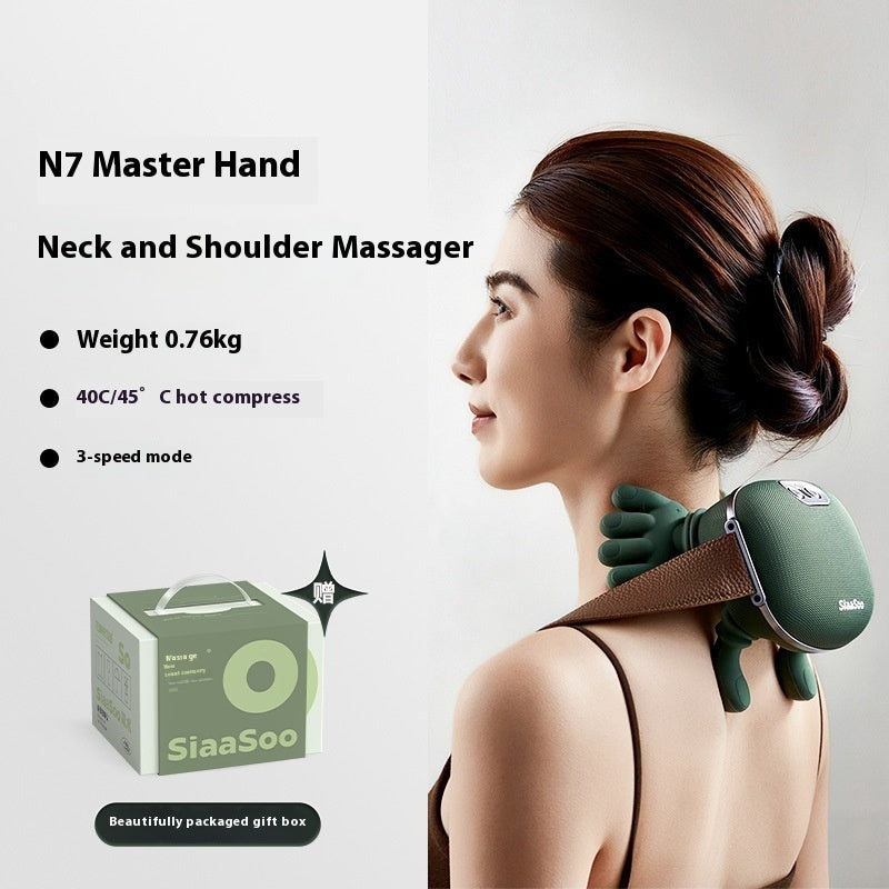 Master Hand Shoulder & Neck Massager with Heat Compress SmartPursue™