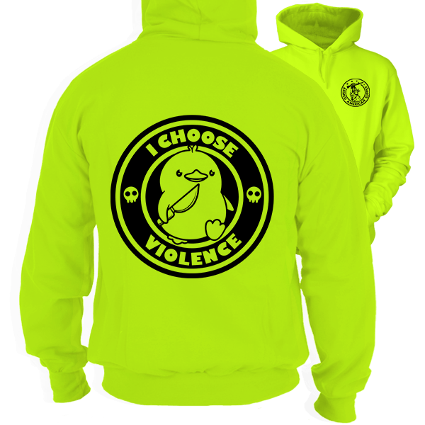 Violence - Safety Yellow Hi-Vis Hoodie Armed American Supply