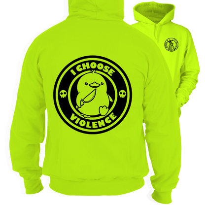 Violence - Safety Yellow Hi-Vis Hoodie Armed American Supply