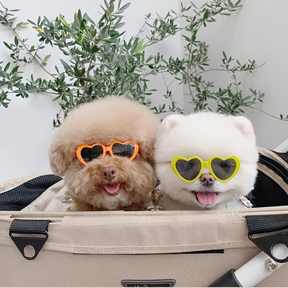 Pet Dog and Cat Funny Heart-Shaped Glasses | Suitable for All Breed Sizes NovaCart