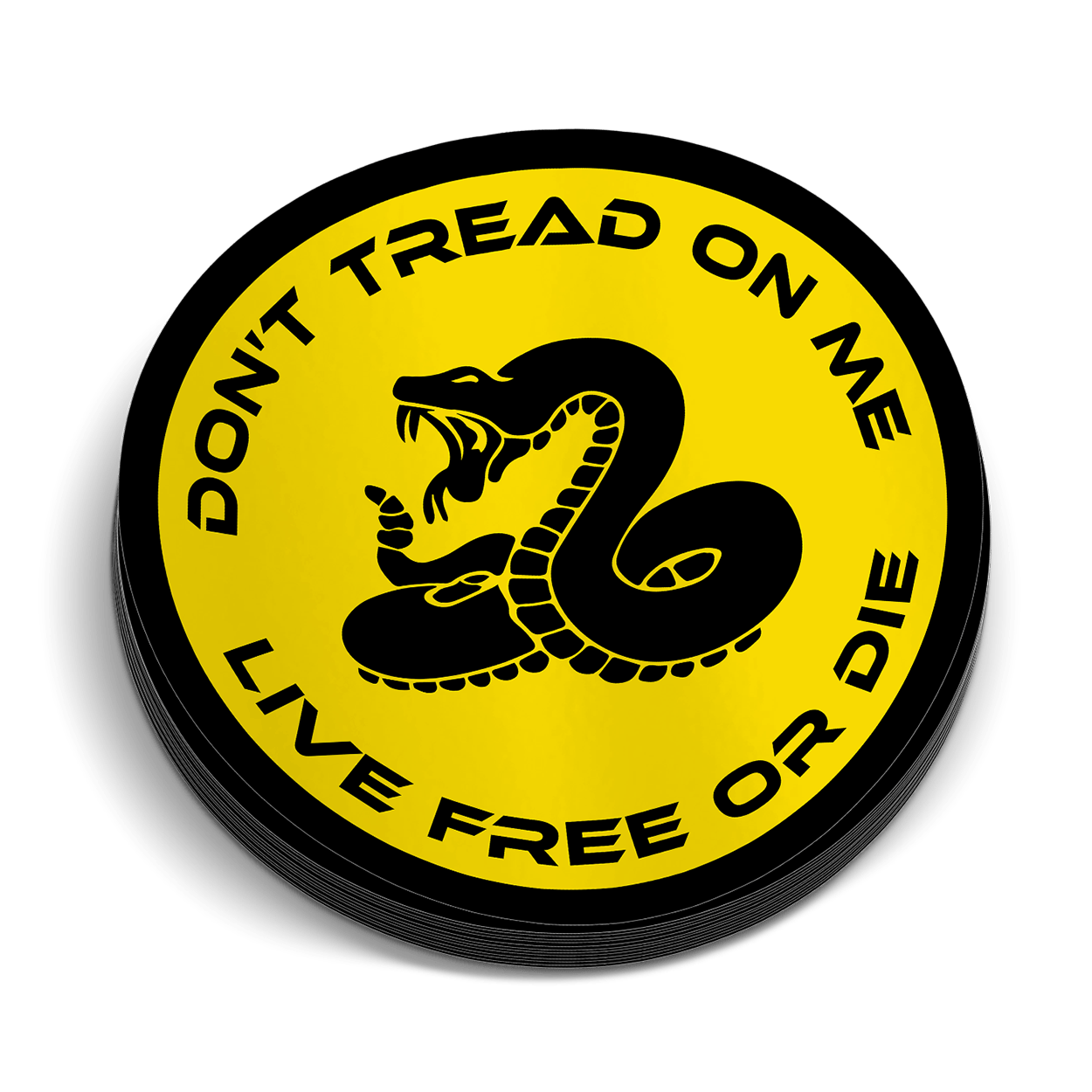 DTOM Live Free Hard Hat Decal Armed American Supply