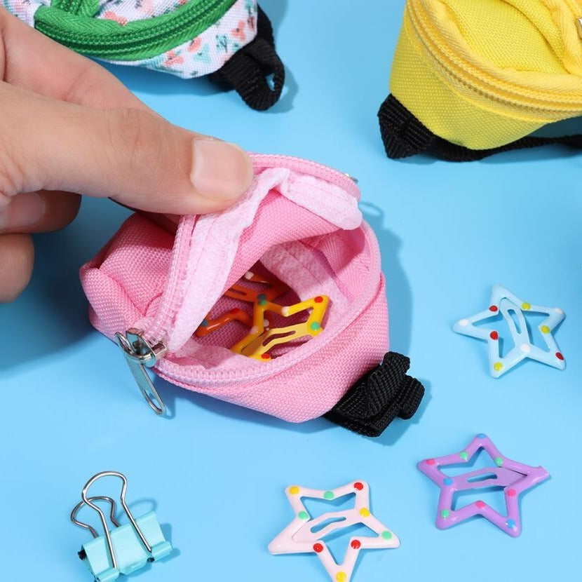 For LABUBU 11.81inch Doll 1/6 BJD Doll Mini Bag Backpack Mini Doll Bag Doll House Decoration Toy Accessories For Gifts Halloween, Christmas Gift NovaCart