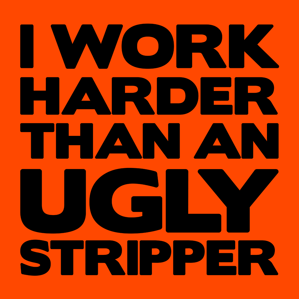 Work Harder - Long Sleeve Hi-Vis T-Shirt Armed American Supply