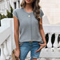 Chic Breeze Short Sleeved Sweater – Lightweight Summer Top for Trendy Women Country in My Heart