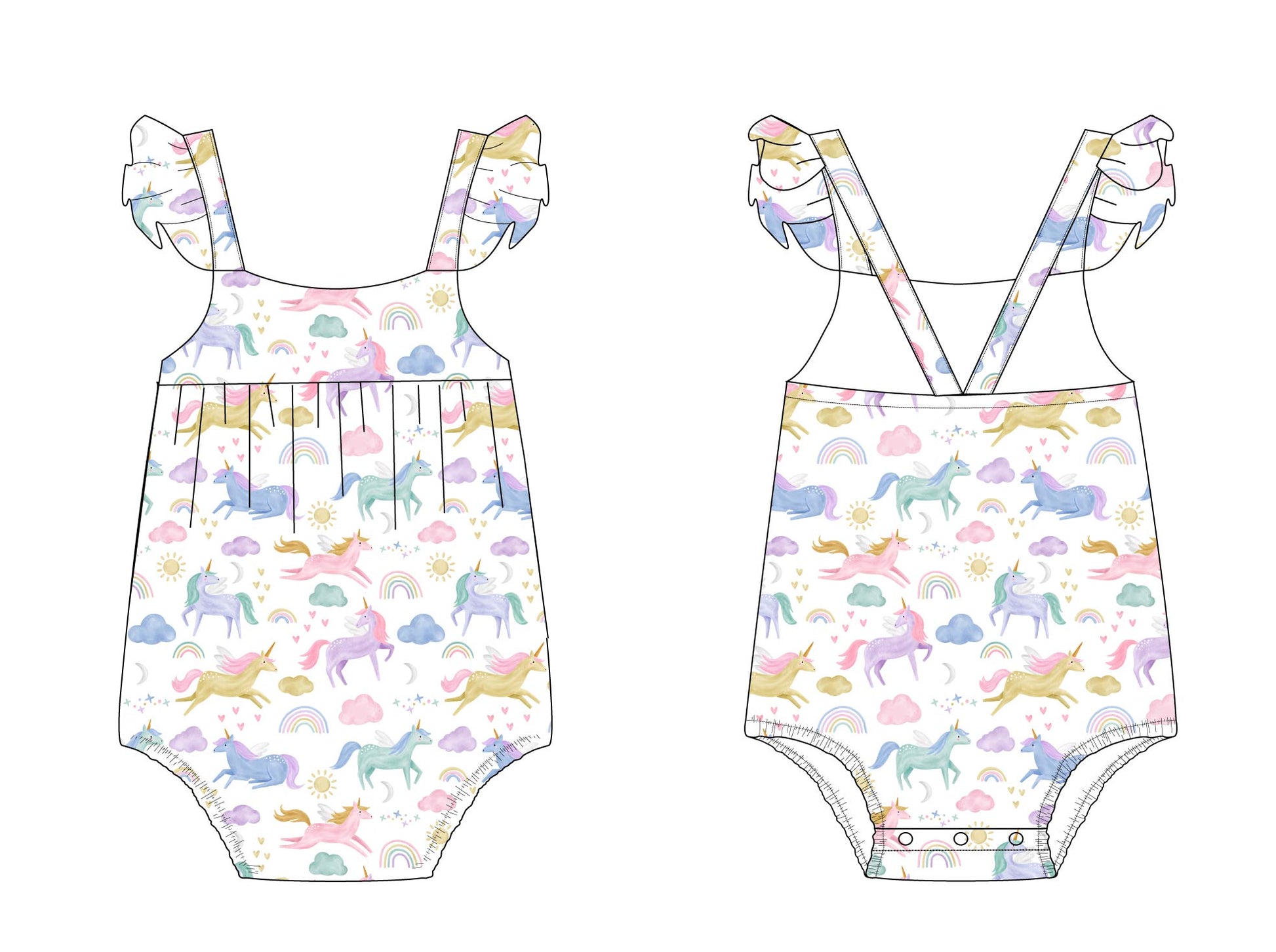Elliana - Bubble Romper Blush Lotus