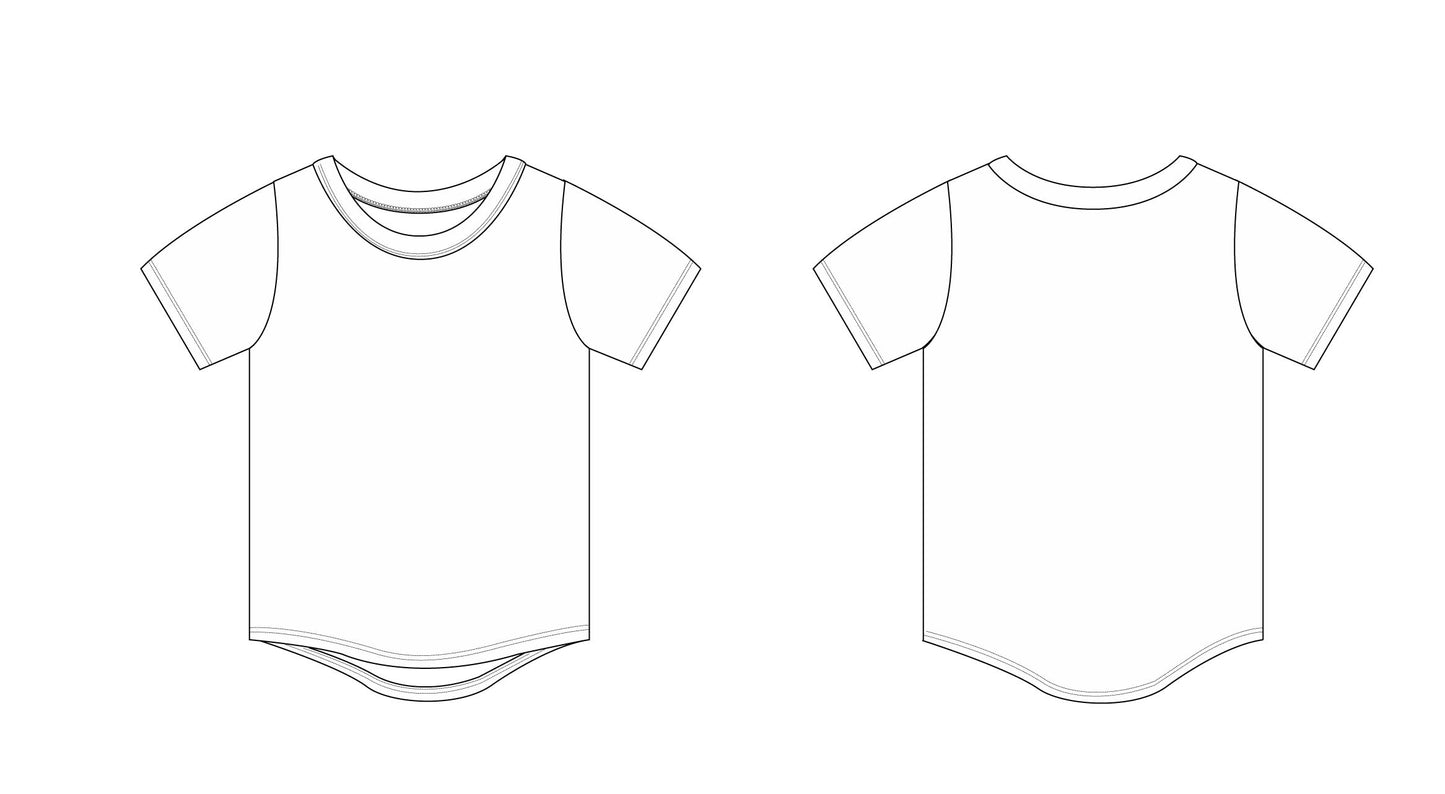 White - Everyday Tee Blush Lotus