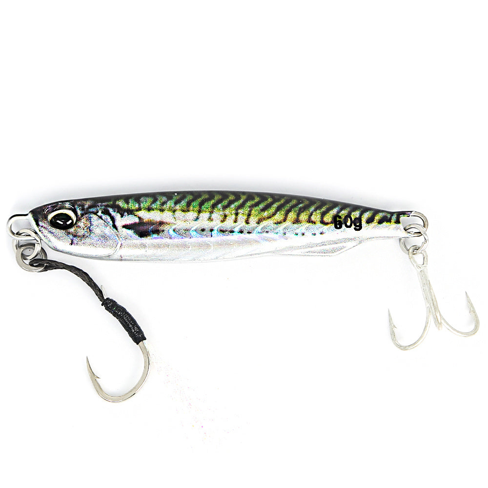 B&U Metal Cast Jig - 3D Printed Spoon Casting Jigging for Saltwater Fishing - 30G/40G/60G Artificial Bait Tackle with Enhanced Durability and Realistic Design NovaCart